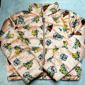 Baby Yoda Puffer Jacket Size Large